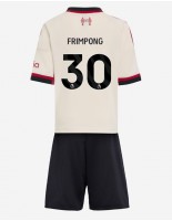 Liverpool Jeremie Frimpong #30 Vieraspaita Lasten 2025-26 Lyhythihainen (+ shortsit)
